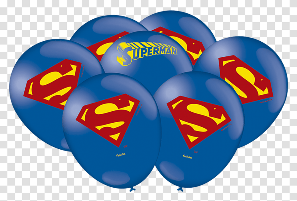Balo Superman Festcolor Youth Superman Classic Logo, Ball, Balloon Transparent Png