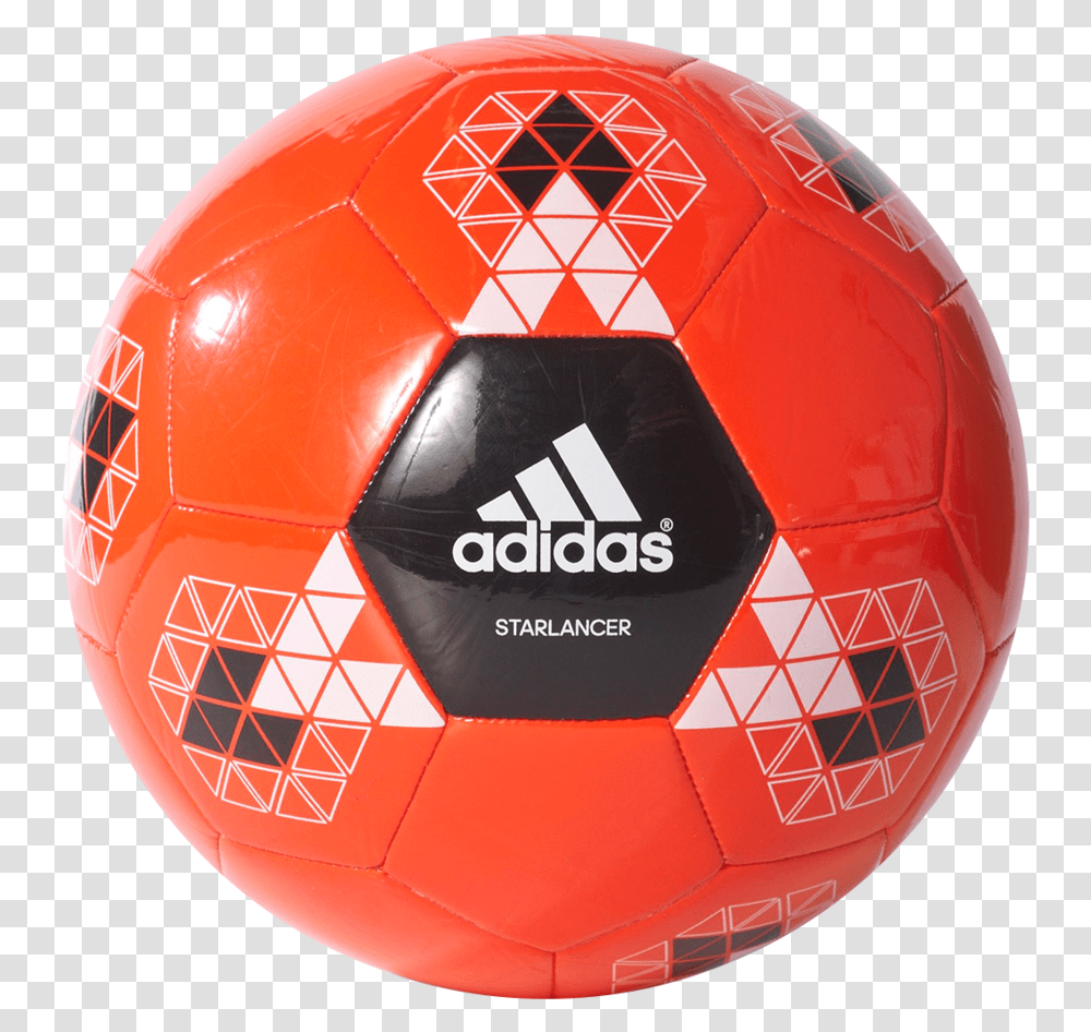 Balon Adidas Starlancer V NaranjaClass Lazyload Blue Adidas Soccer Ball, Football, Team Sport, Sports Transparent Png