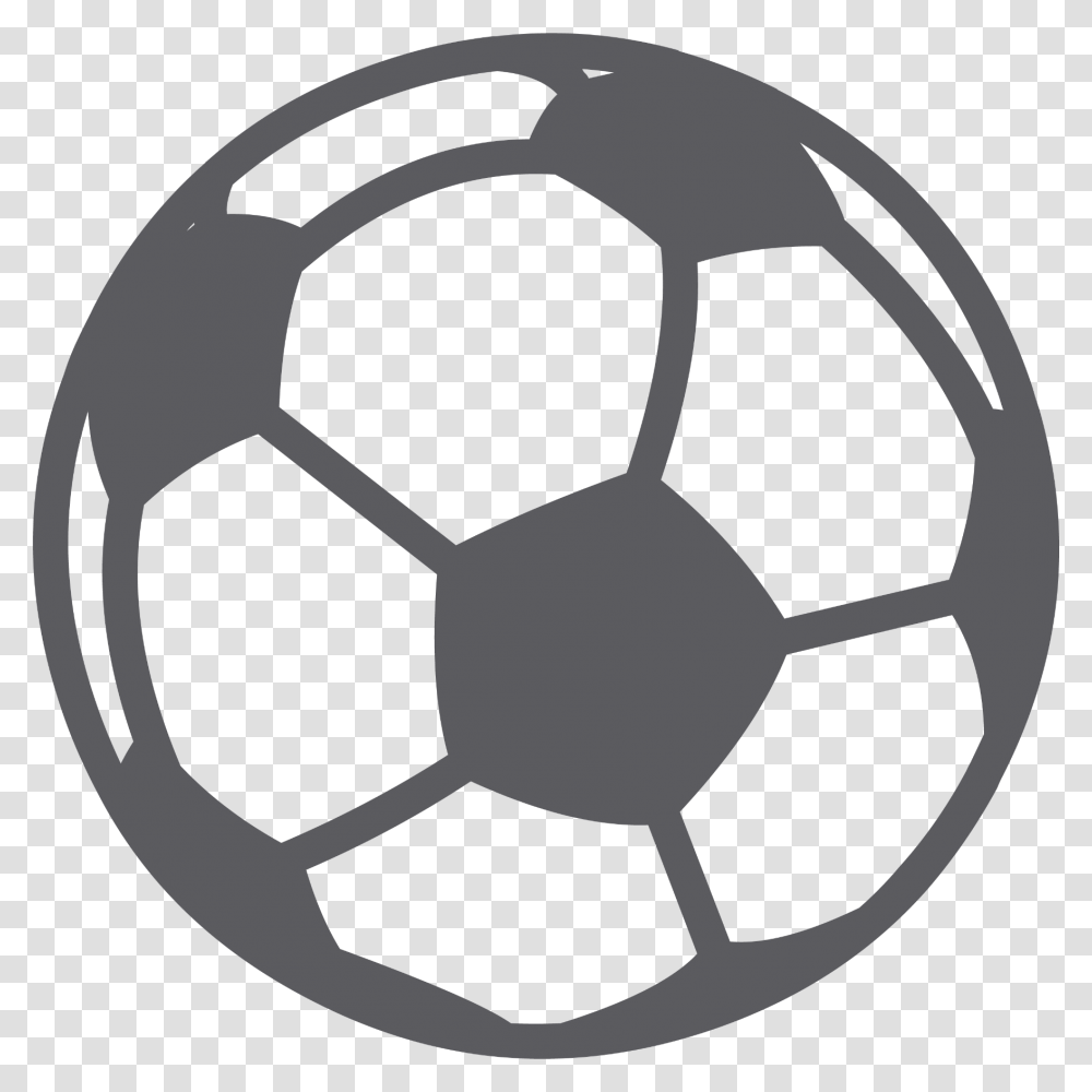 Balon Futbol Pelota Juego Bola Soccer Ball Icon, Football, Team Sport, Sports, Stencil Transparent Png