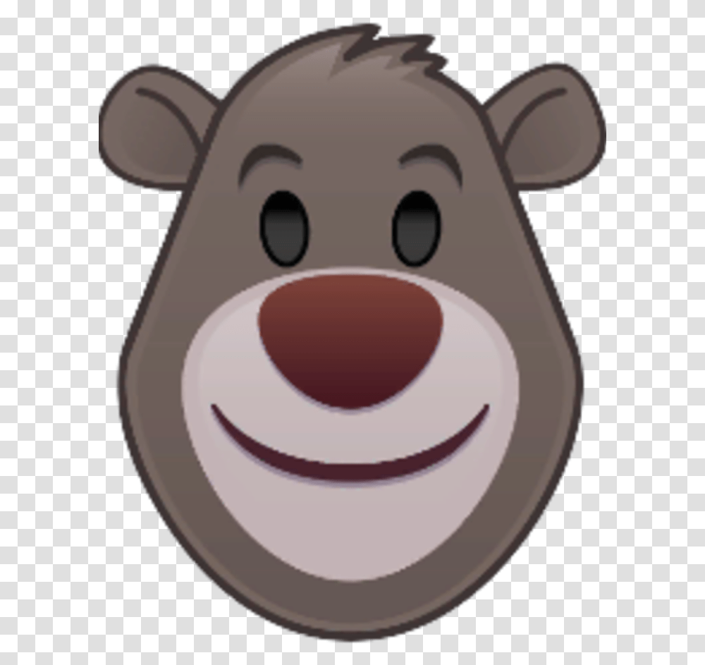 Baloo Emoji, Mammal, Animal, Pig, Cattle Transparent Png