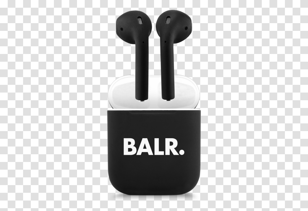 Balr X Apple Airpods The Official Website Wired Headphones, Text, Water, Bottle, Electronics Transparent Png