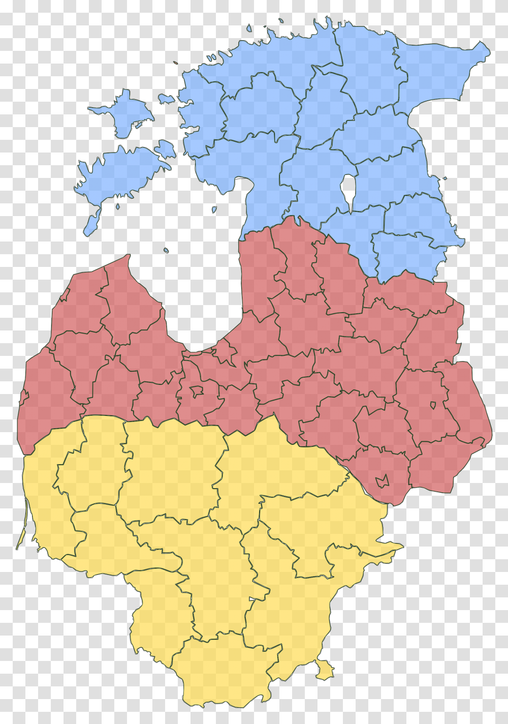 Baltic States Administrative Subdivisionssrc Https Baltic States, Map, Diagram, Atlas, Plot Transparent Png