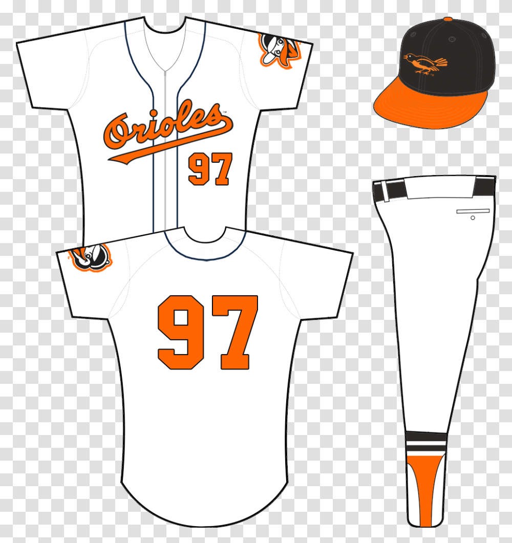 Baltimore Orioles 1958 Uniform, Apparel, Shirt, Jersey Transparent Png