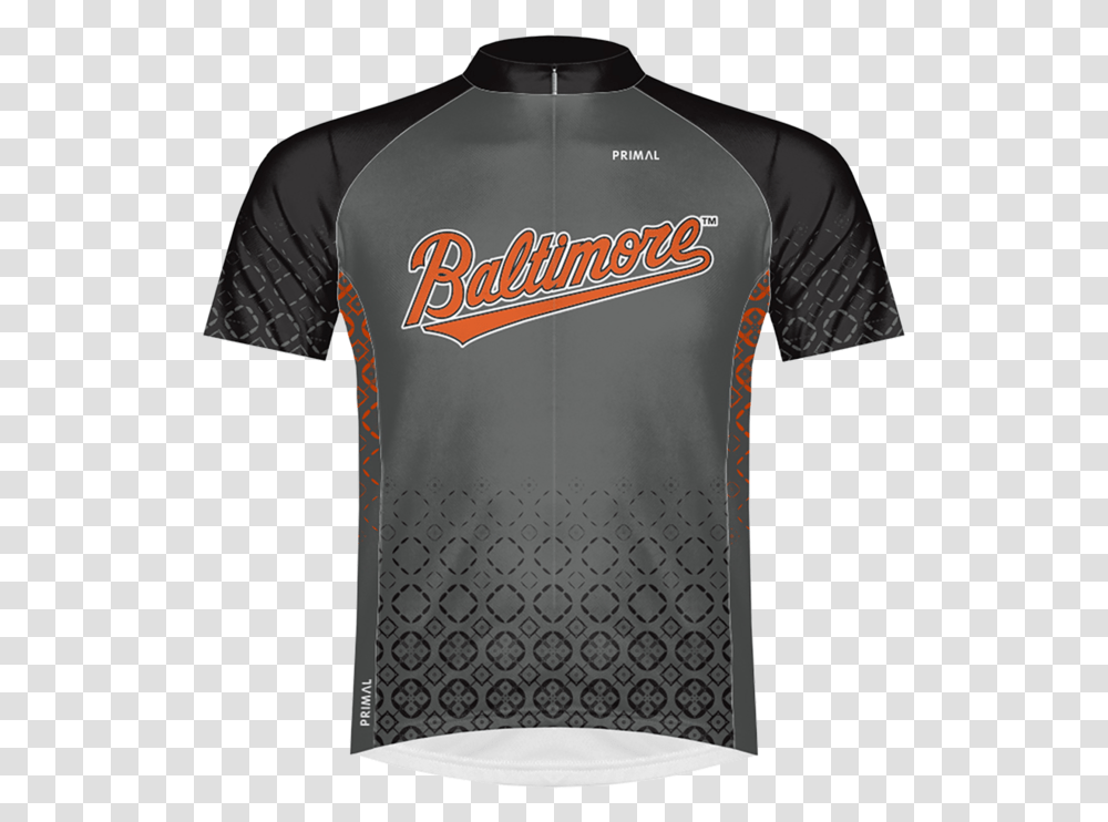 Baltimore Orioles Men's Sport Cut Cycling Jersey Active Shirt, Apparel, T-Shirt Transparent Png