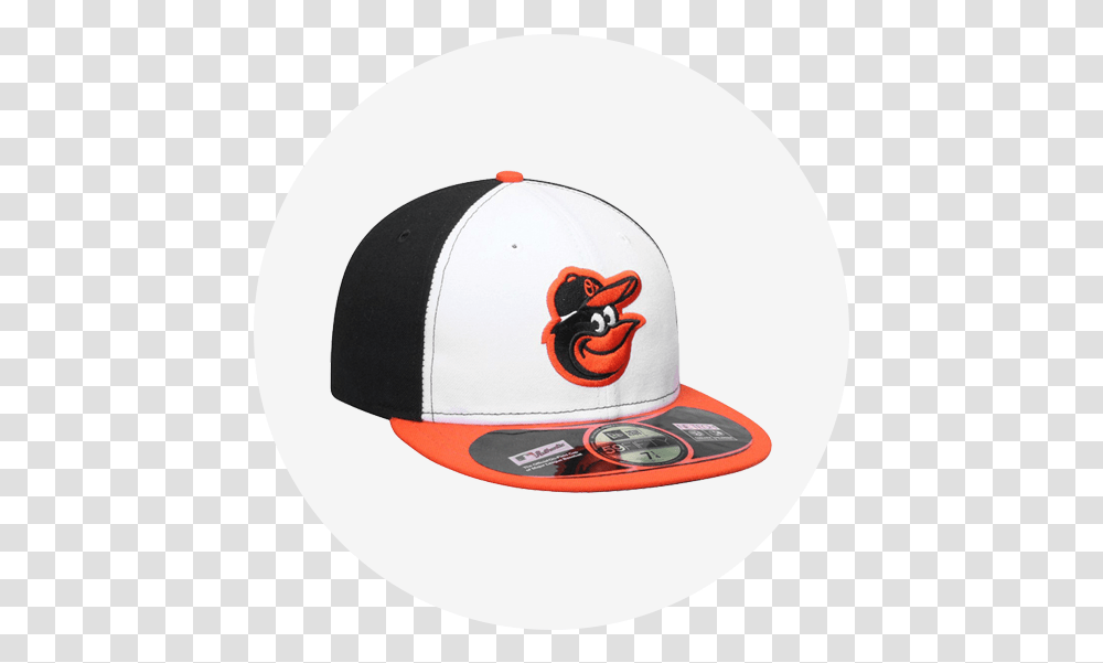 Baltimore Orioles New Era Black Authentic On Field Circle, Apparel, Baseball Cap, Hat Transparent Png