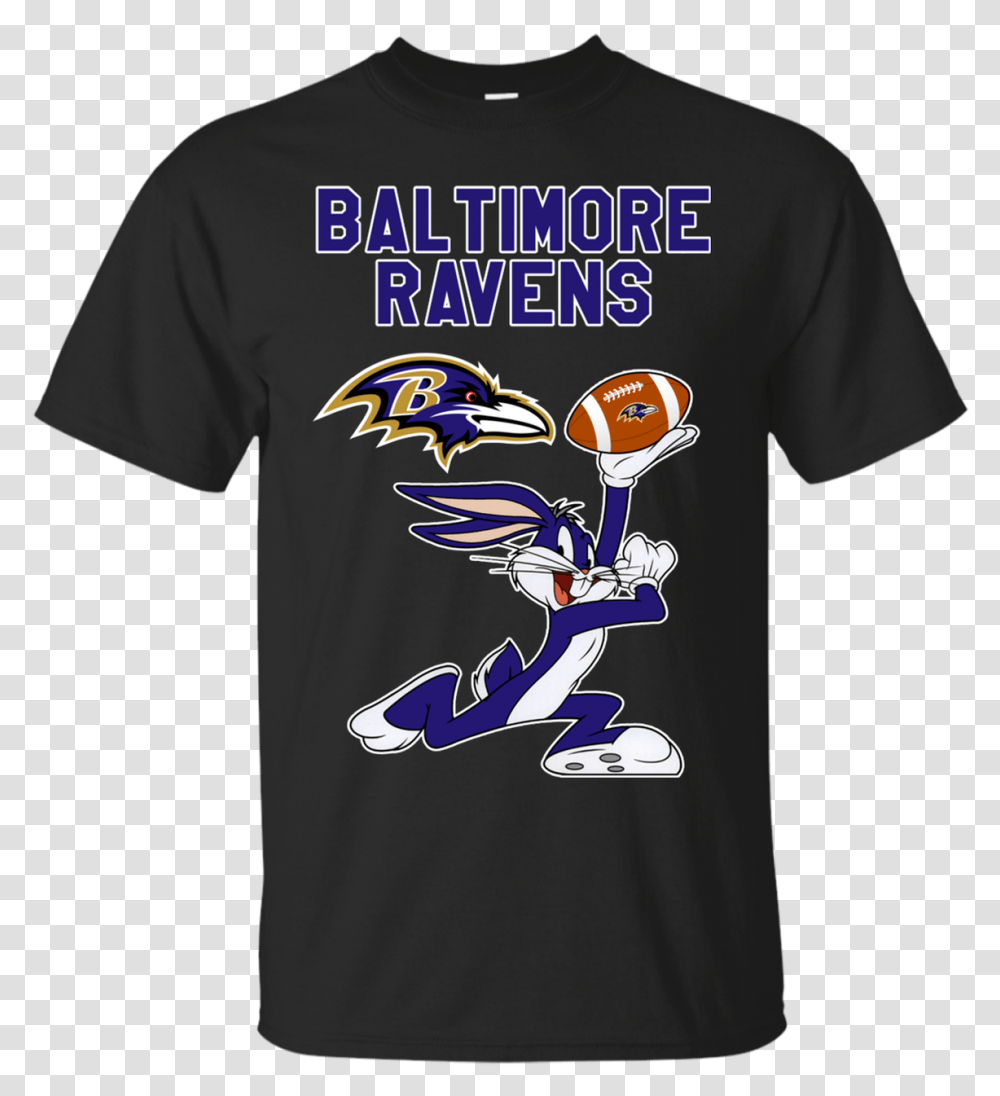 Baltimore Ravens Bugs Bunny Shirts Mother Of All Things, Clothing, Apparel, T-Shirt, Person Transparent Png