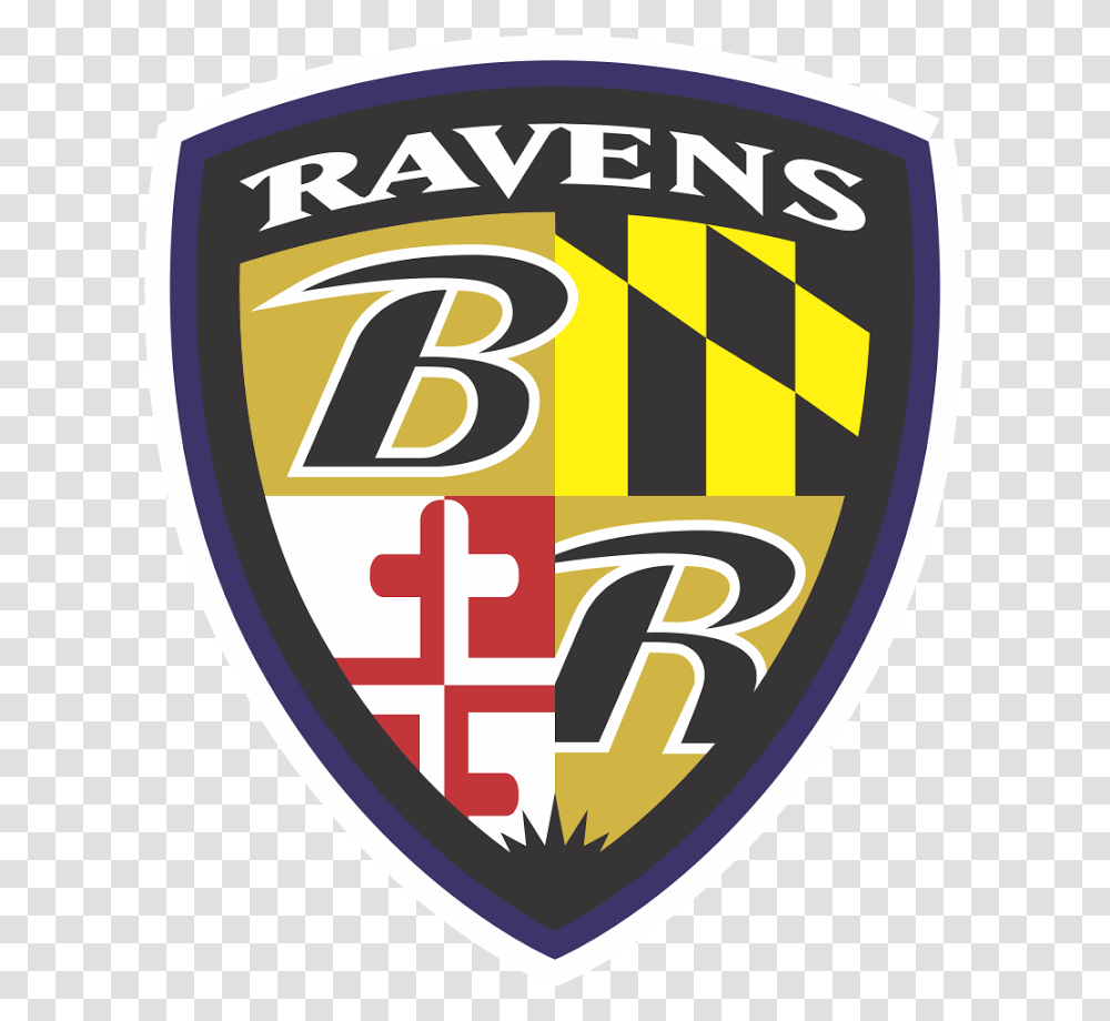 Baltimore Ravens Coat Of Arm Logo Baltimore Ravens Baltimore Ravens Shield Logo, Badge, Armor Transparent Png