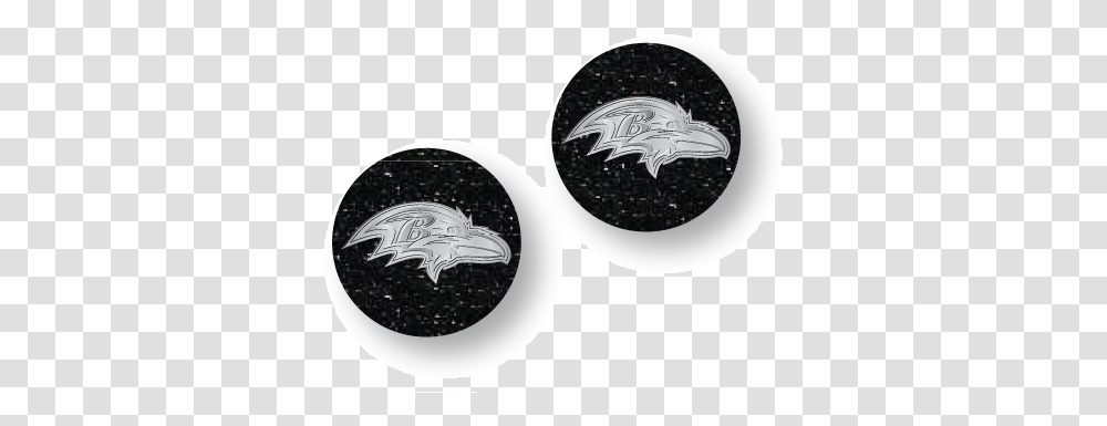 Baltimore Ravens Glitter Logo Nfl Silver Post Stud Earrings Bald Eagle, Spoon, Outdoors, Symbol, Text Transparent Png