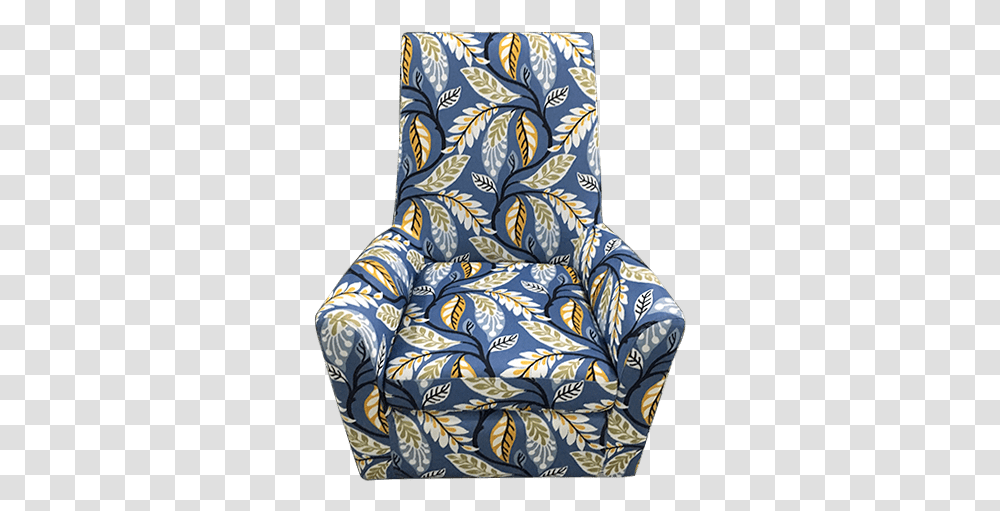 Balvano Chair Yellow Blue Flower In Furniture Stores North Paisley, Car Seat, Person, Human, Blanket Transparent Png