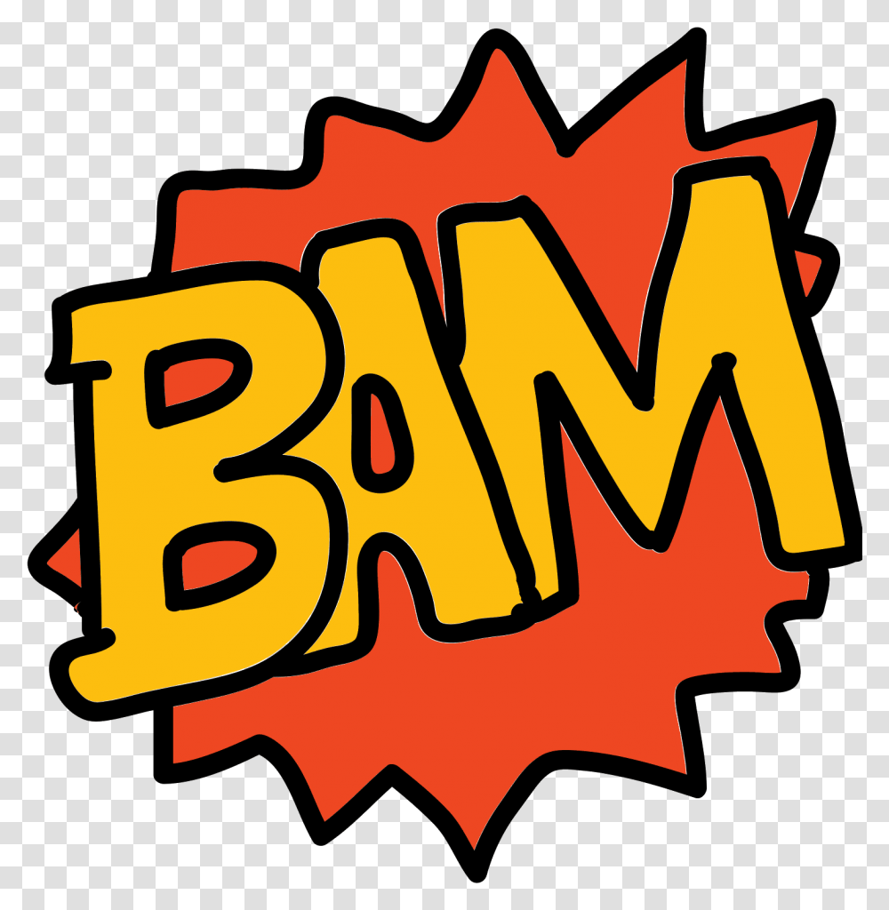 Bam Bam Icon Cartoon Bam, Label, Plant Transparent Png
