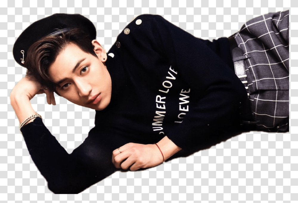 Bambam Sticker Bambam, Clothing, Sleeve, Person, Face Transparent Png