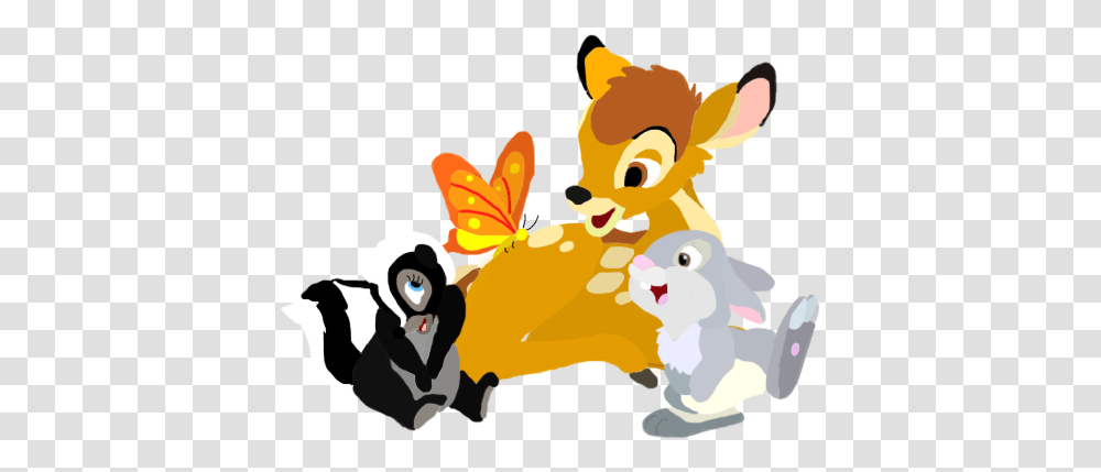 Bambi And Friends Toystoryfan Artwork, Mammal, Animal, Deer Transparent Png