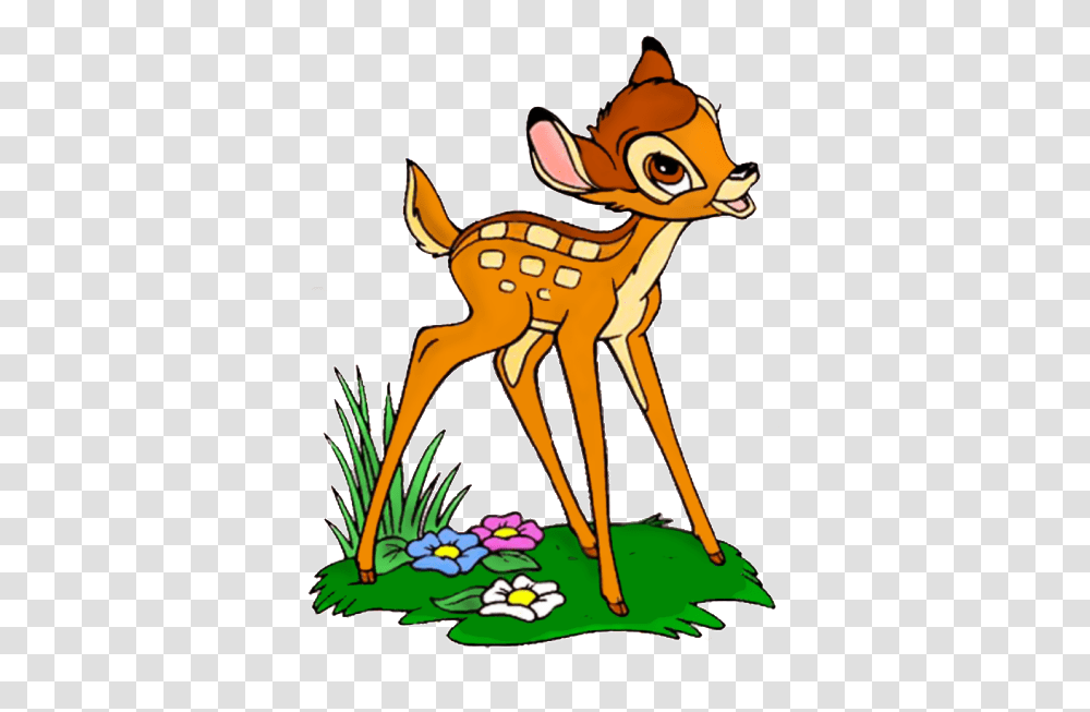 Bambi Disney Cartoon Characters, Animal, Mammal, Deer, Wildlife Transparent Png