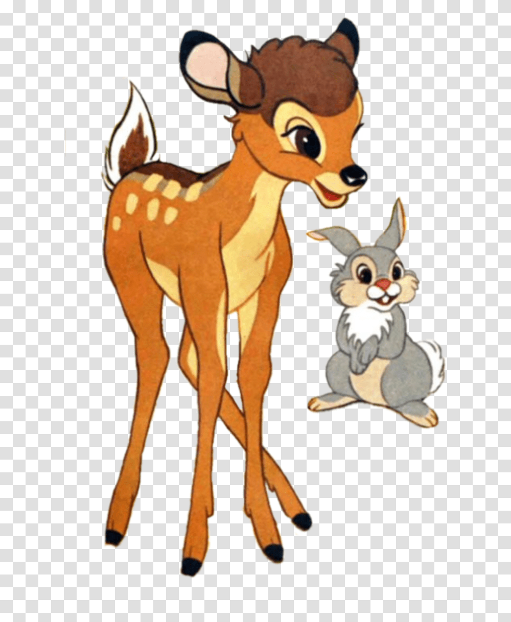 Bambi Et Pan Pan Ded Cartoon, Mammal, Animal, Deer, Wildlife Transparent Png