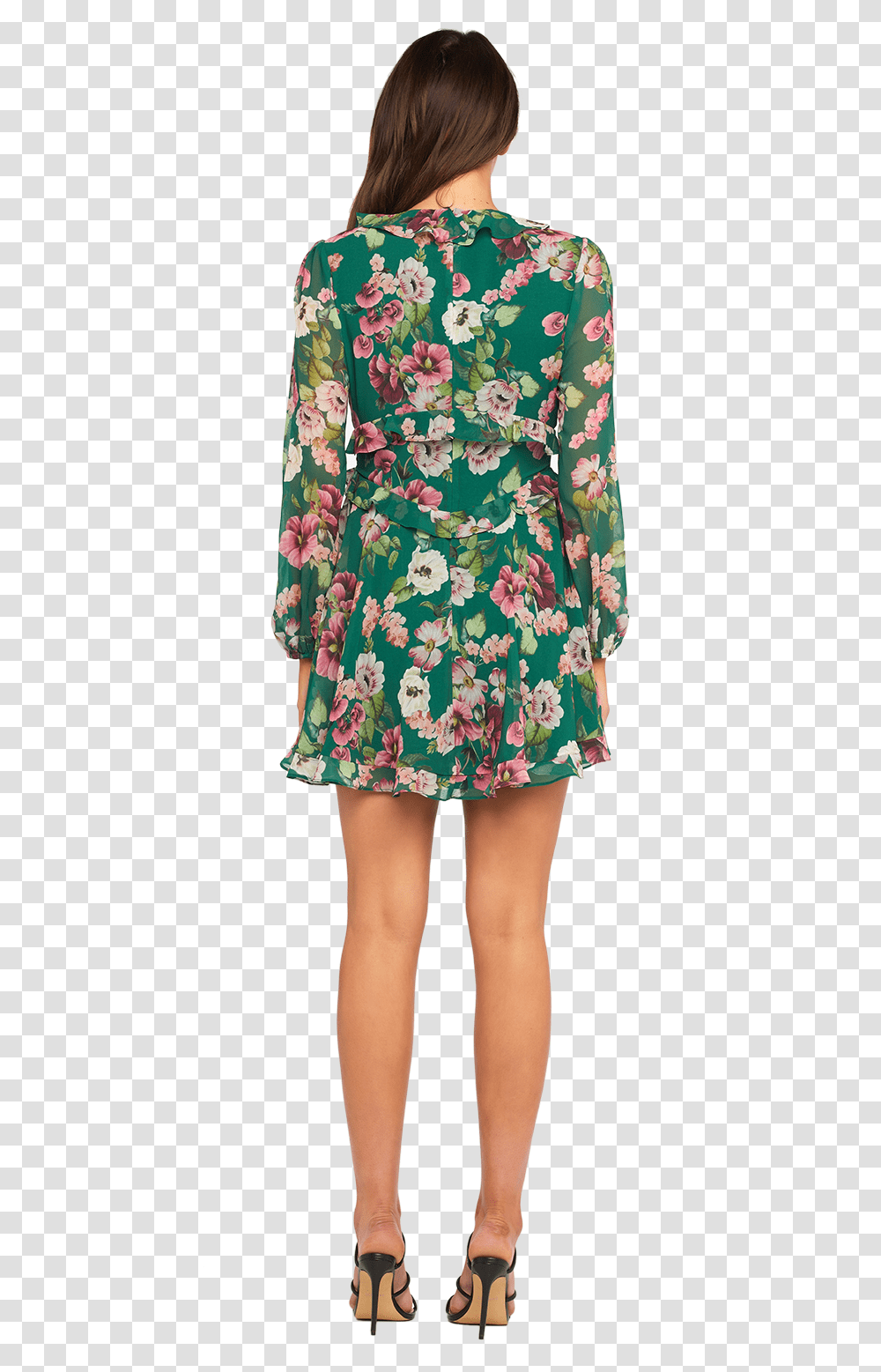 Bambi Floral Dress In Colour Amazon Day Dress, Blouse, Female, Person Transparent Png