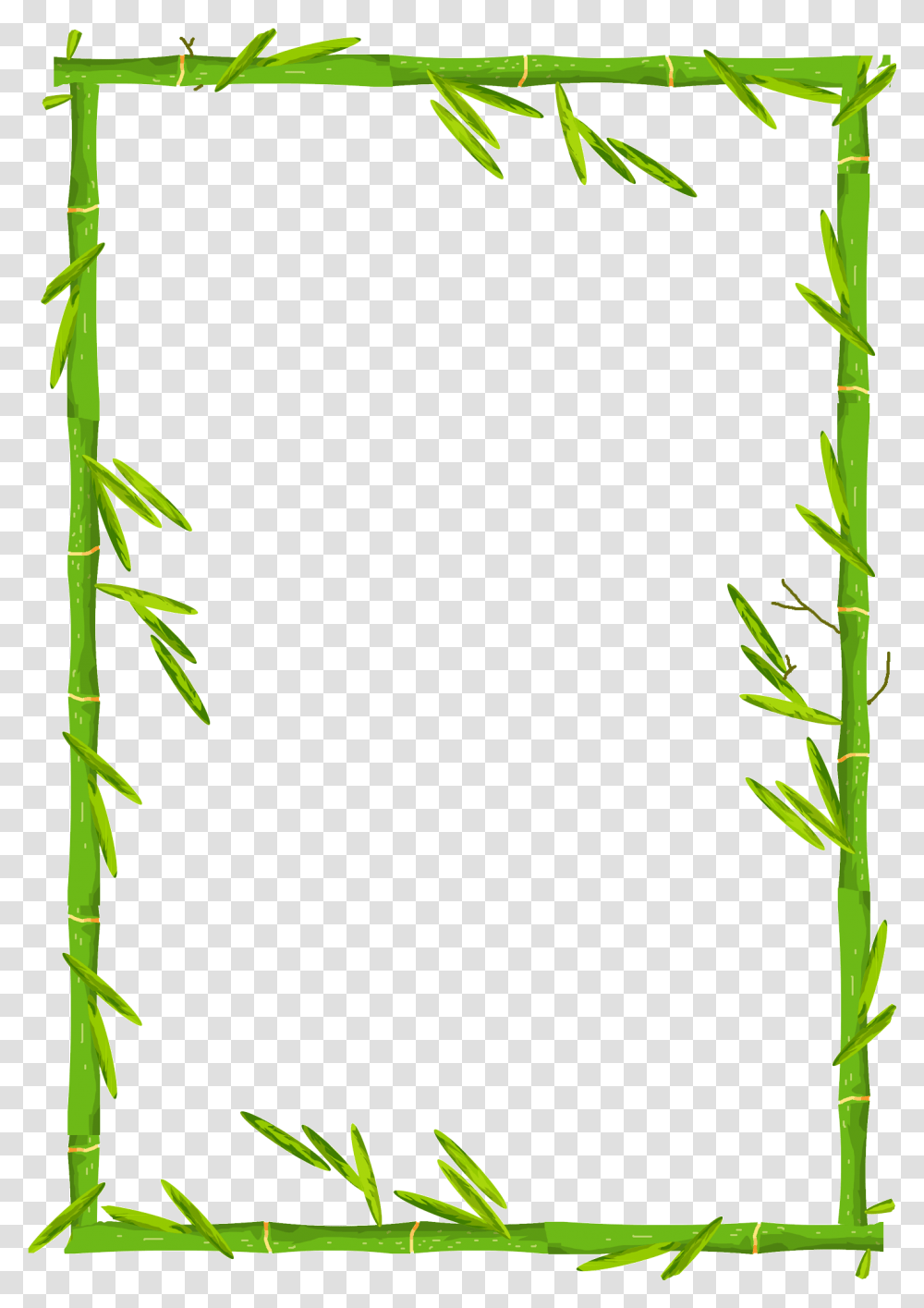 Bamboo Border Download Free Image Bamboo Frame Border Design, Plant, Bamboo Shoot, Vegetable, Produce Transparent Png