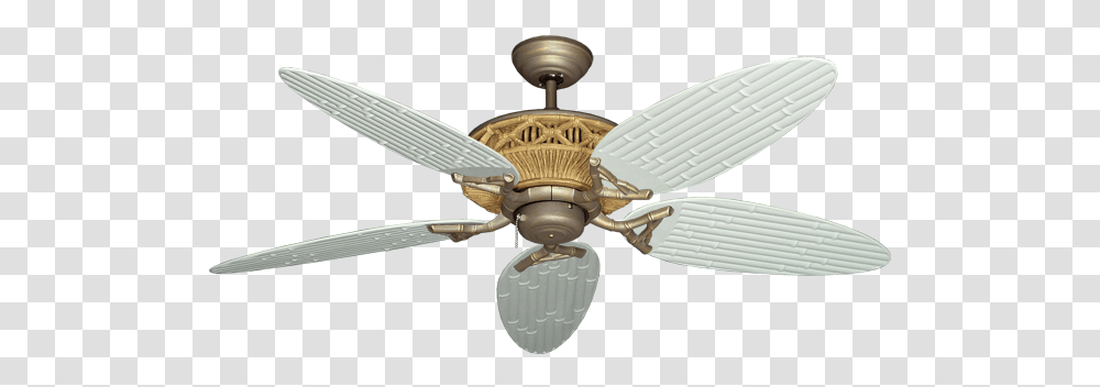 Bamboo Ceiling Fan, Appliance Transparent Png