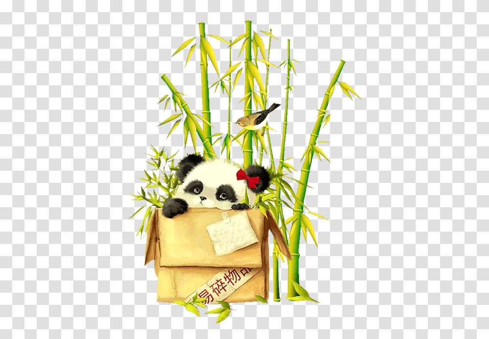 Bamboo Clipart Money Black And White Library Forgetmenot Baby Panda Cute Wallpaper Hd, Plant, Animal, Mammal, Wildlife Transparent Png