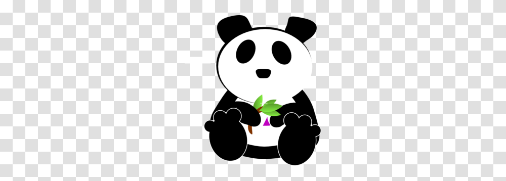 Bamboo Eating Cosmic Panda Clip Art, Stencil, Giant Panda, Bear, Wildlife Transparent Png