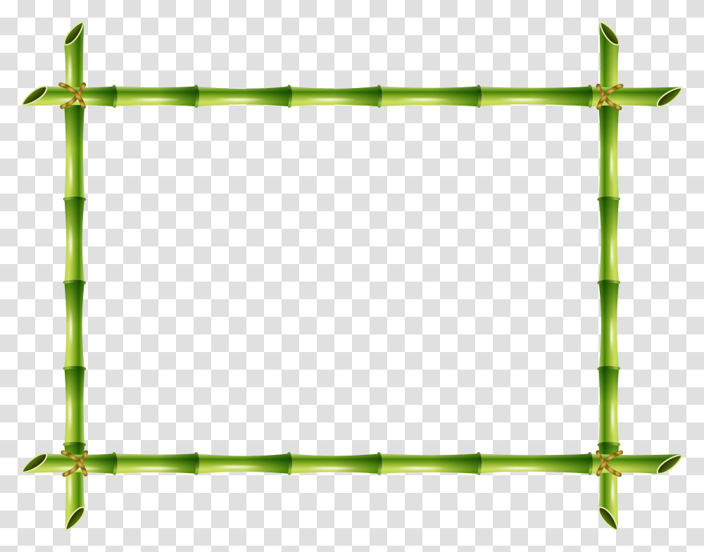 Bamboo Frame Clip Art Image, Plant, Utility Pole, Bow, Fence Transparent Png