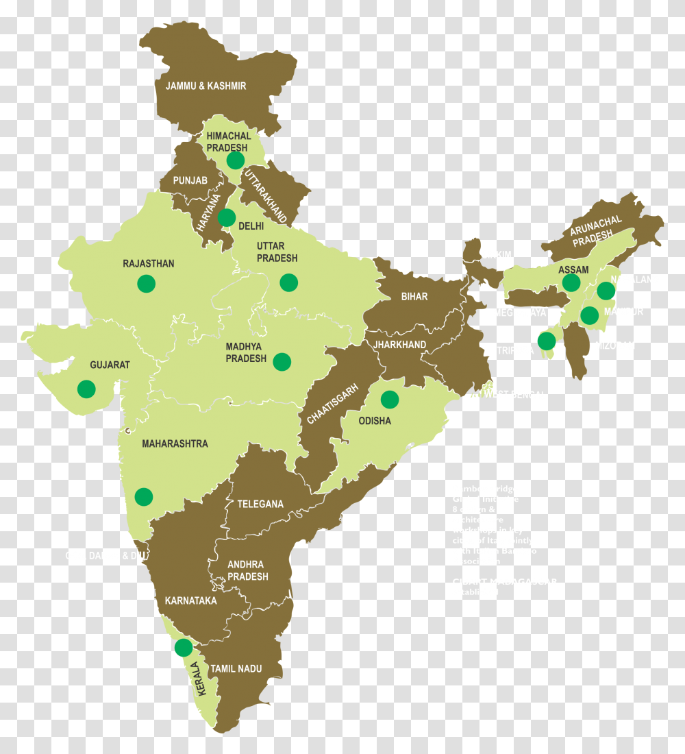 Bamboo In India Map, Diagram, Plot, Atlas, Green Transparent Png