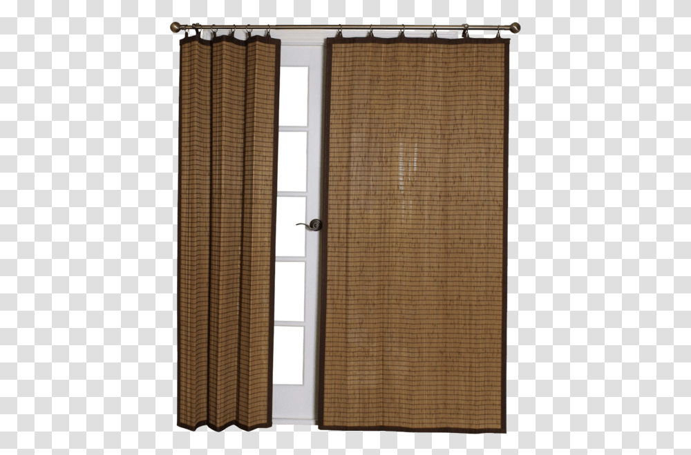 Bamboo Ring Top Curtain Brp07 Panel Colonial Brown Bamboo Type Curtains, Door, Home Decor, French Door, Lighting Transparent Png