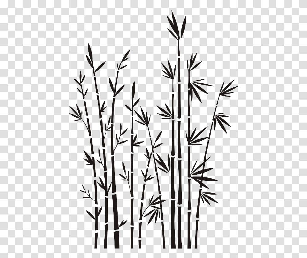 Bamboo Silhouette Clipart Bamboo Tree Vector Silhouette, Plant, Utility Pole, Flower, Blossom Transparent Png
