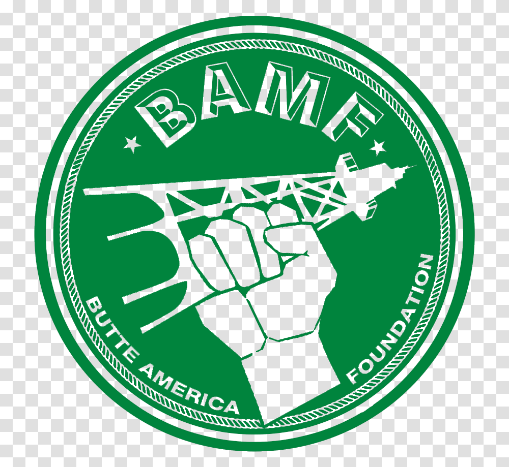Bamf Logo Green, Hand, Fist Transparent Png