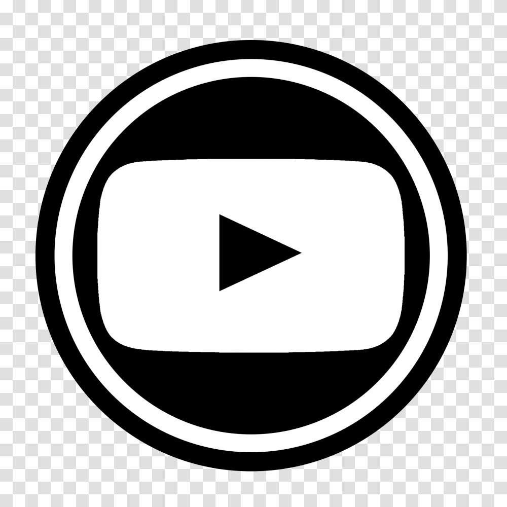 Bampw Youtube Icon, Logo, Trademark, Stencil Transparent Png
