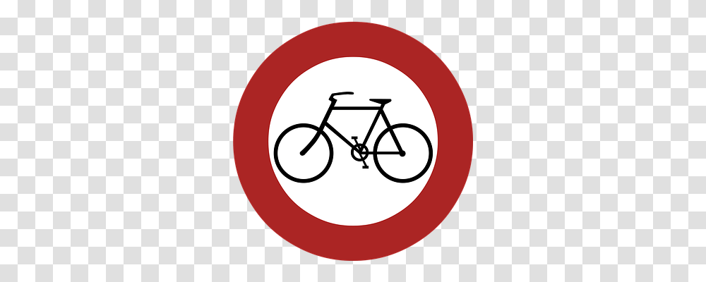 Ban Transport, Road Sign, Bicycle Transparent Png
