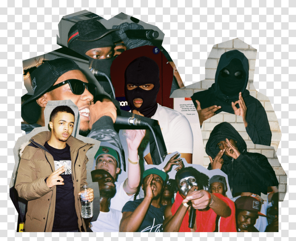 Ban Drill And Grime Music From Uk Uk Drill Music Artwork, Person, Sunglasses, Skin, Face Transparent Png