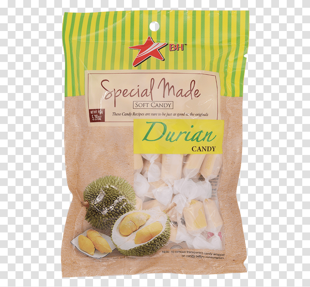 Ban Hock Durian Candy 150g Salt Water Taffy, Plant, Food, Produce, Fruit Transparent Png
