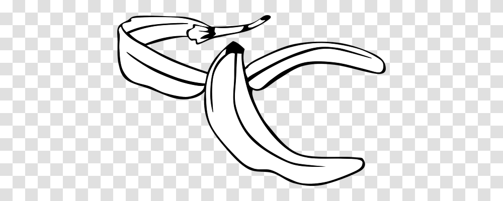 Banana Food, Plant, Label Transparent Png