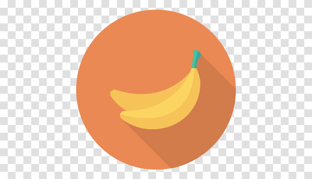 Banana Banana Circle Icon, Plant, Fruit, Food, Produce Transparent Png