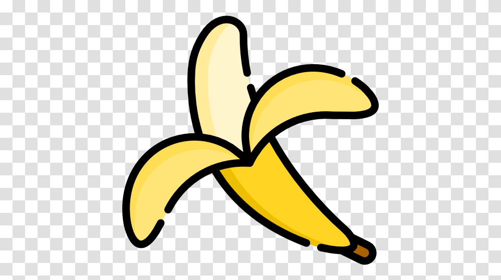 Banana Banana Icon, Fruit, Plant, Food Transparent Png