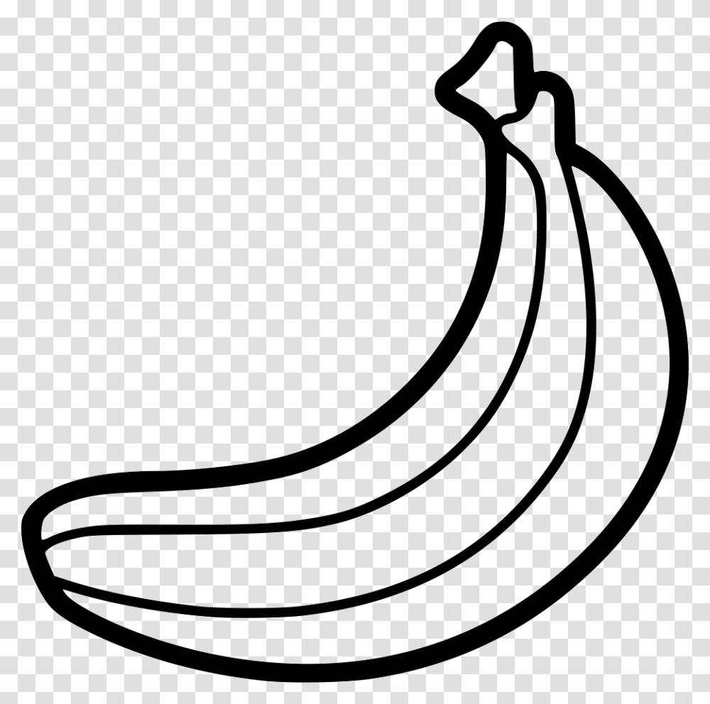 Banana Banana Icon, Plant, Fruit, Food Transparent Png