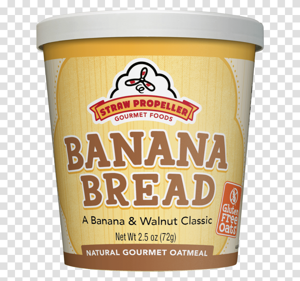 Banana Bread Gourmet Oatmeal Ice Cream, Food, Beer, Alcohol, Beverage Transparent Png