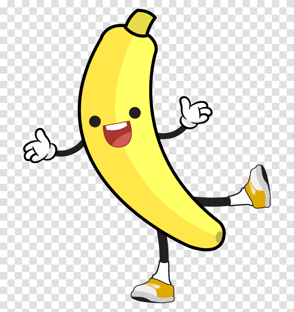 Banana Cartoon Cliparts, Plant, Fruit, Food Transparent Png