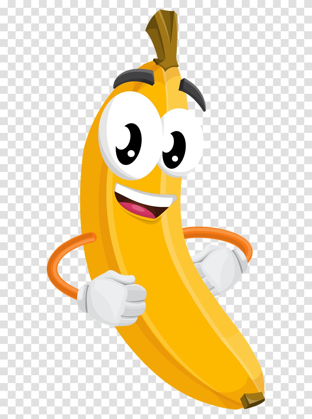 Banana Cartoon, Food, Plant, Hot Dog, Fruit Transparent Png