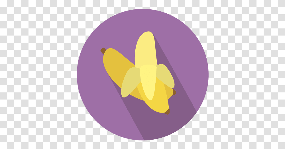 Banana Circle Icon & Svg Vector File Circle, Plant, Food, Sweets, Fruit Transparent Png