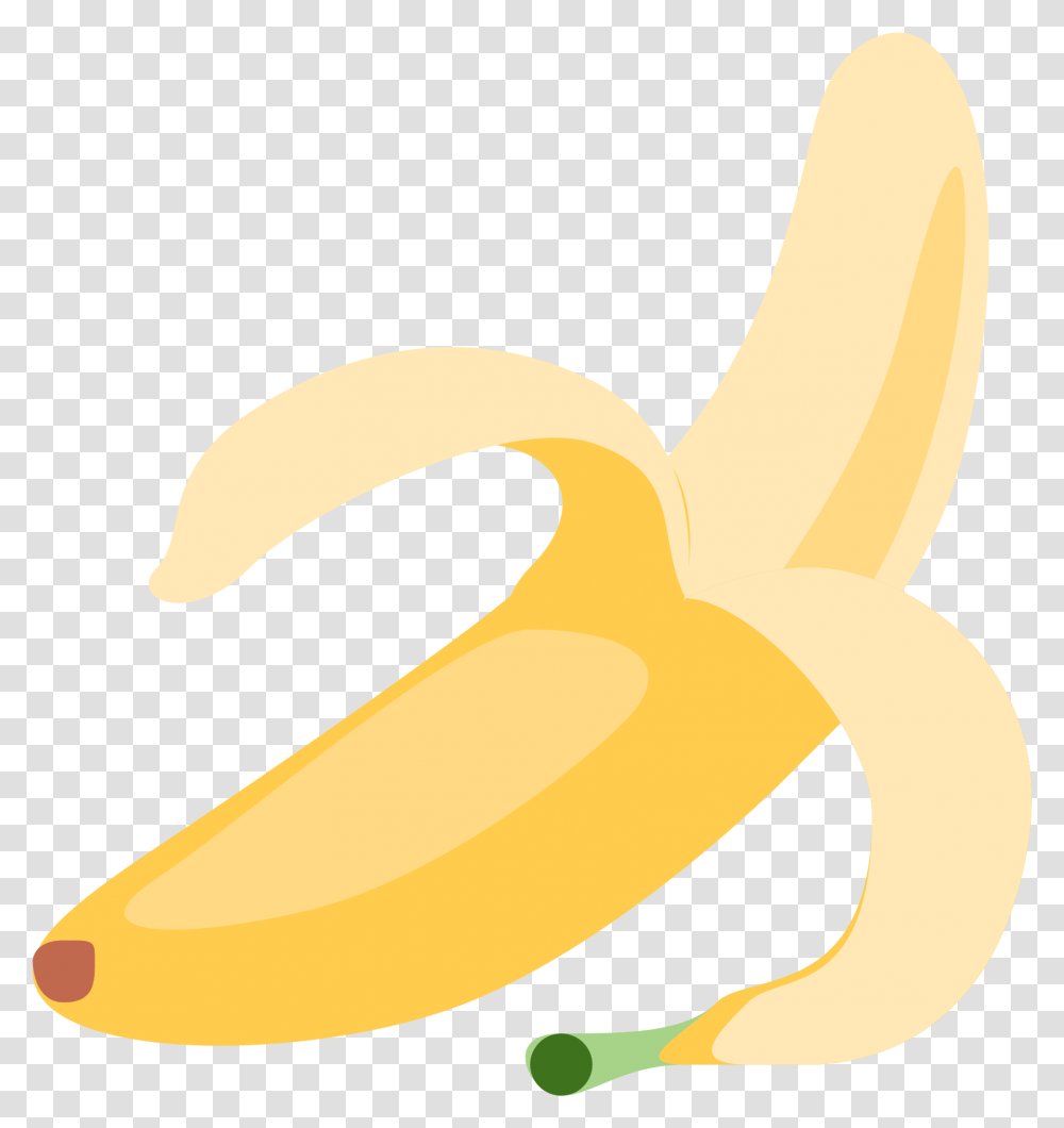 Banana Emoji Twitter, Plant, Fruit, Food Transparent Png