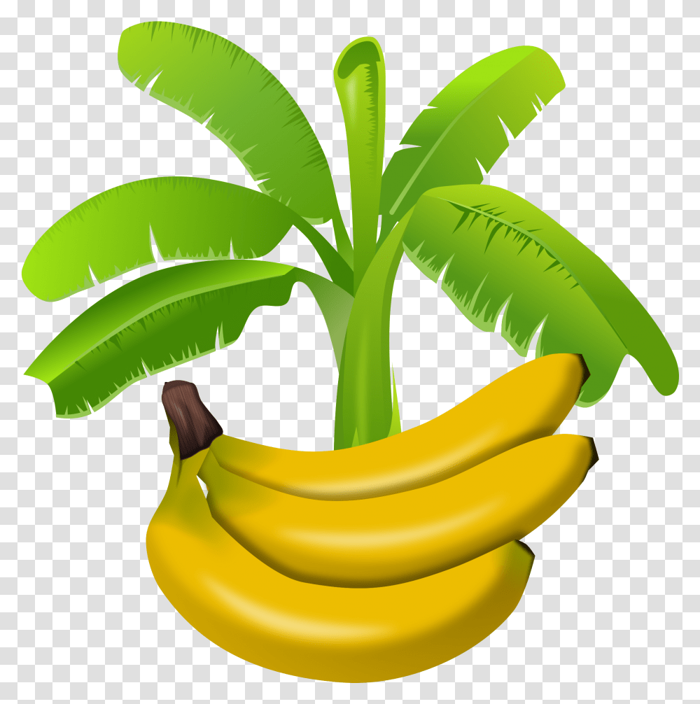 Banana Food From Plants Clipart, Fruit Transparent Png