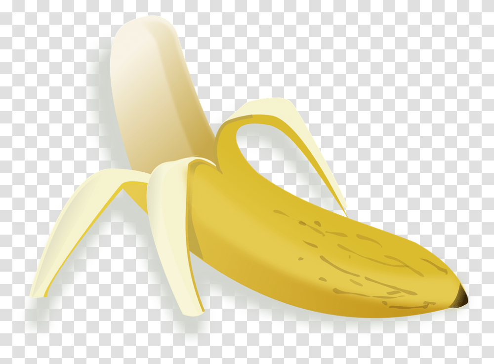 Banana Food Fruit Free Vector Graphic On Pixabay Peeled Banana Gif Animated, Plant Transparent Png