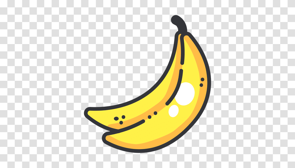 Banana Icon Fruit, Plant, Food Transparent Png