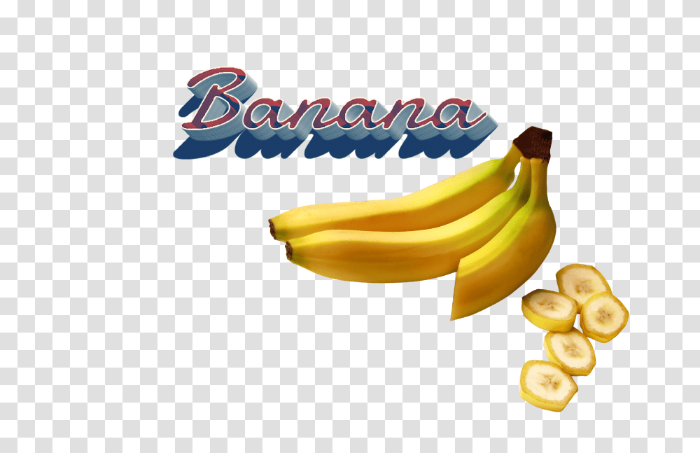 Banana Images, Plant, Fruit, Food, Word Transparent Png