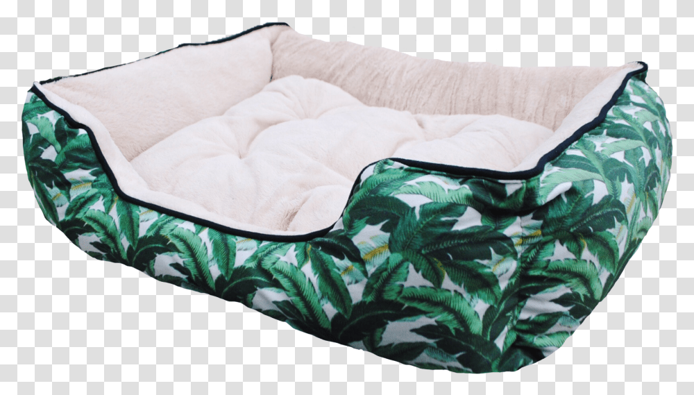 Banana Leaf Pet Bed Couch, Furniture, Blanket, Cradle, Mattress Transparent Png