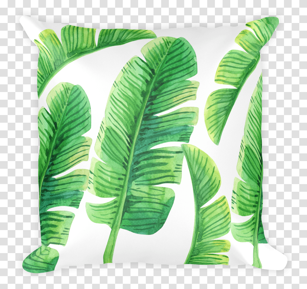 Banana Leaf Sabal Palmetto, Pillow, Cushion, Plant, Jar Transparent Png