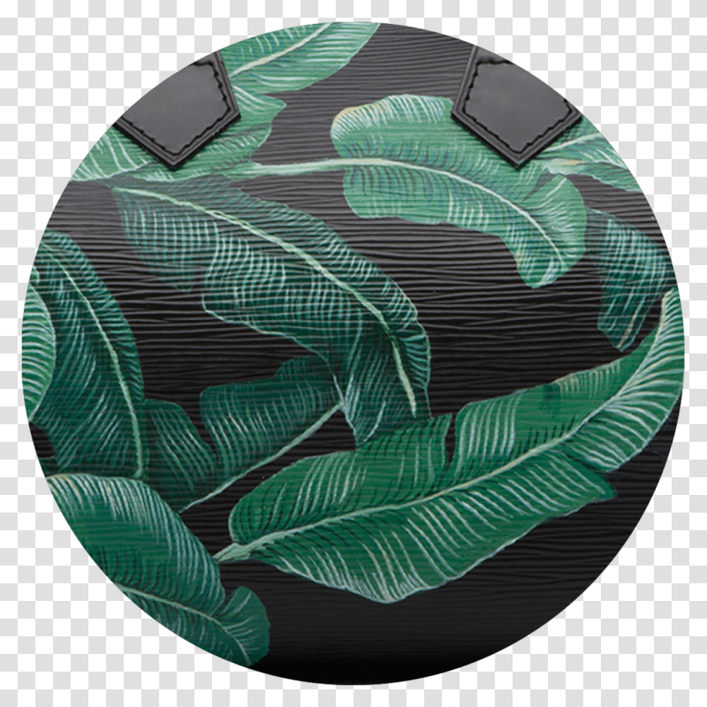 Banana Leaves Circle, Sphere, Bed, Furniture, Rug Transparent Png