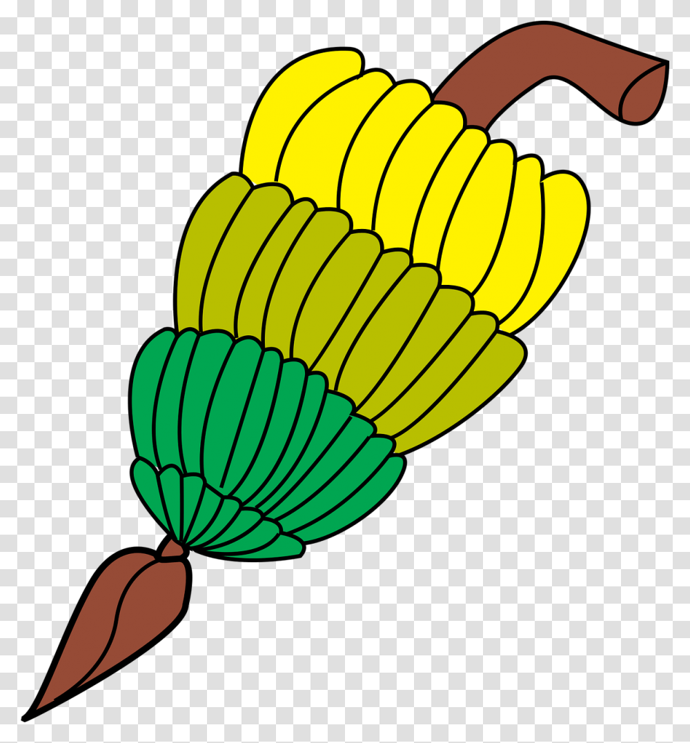 Banana Logotipo Em, Plant, Fruit, Food, Honey Bee Transparent Png