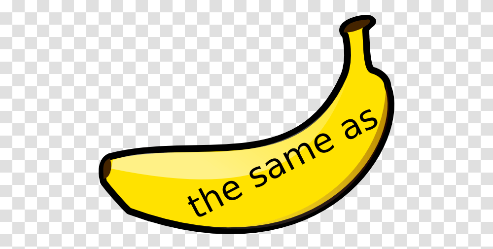 Banana Maths Vocabulary The Same As Clip Art, Fruit, Plant, Food Transparent Png